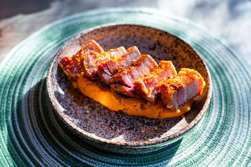 Torreznos de Soria con revolconas, El Jardín de Arturo Soria